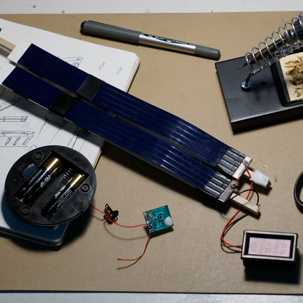 Solar power storage circuit validation model